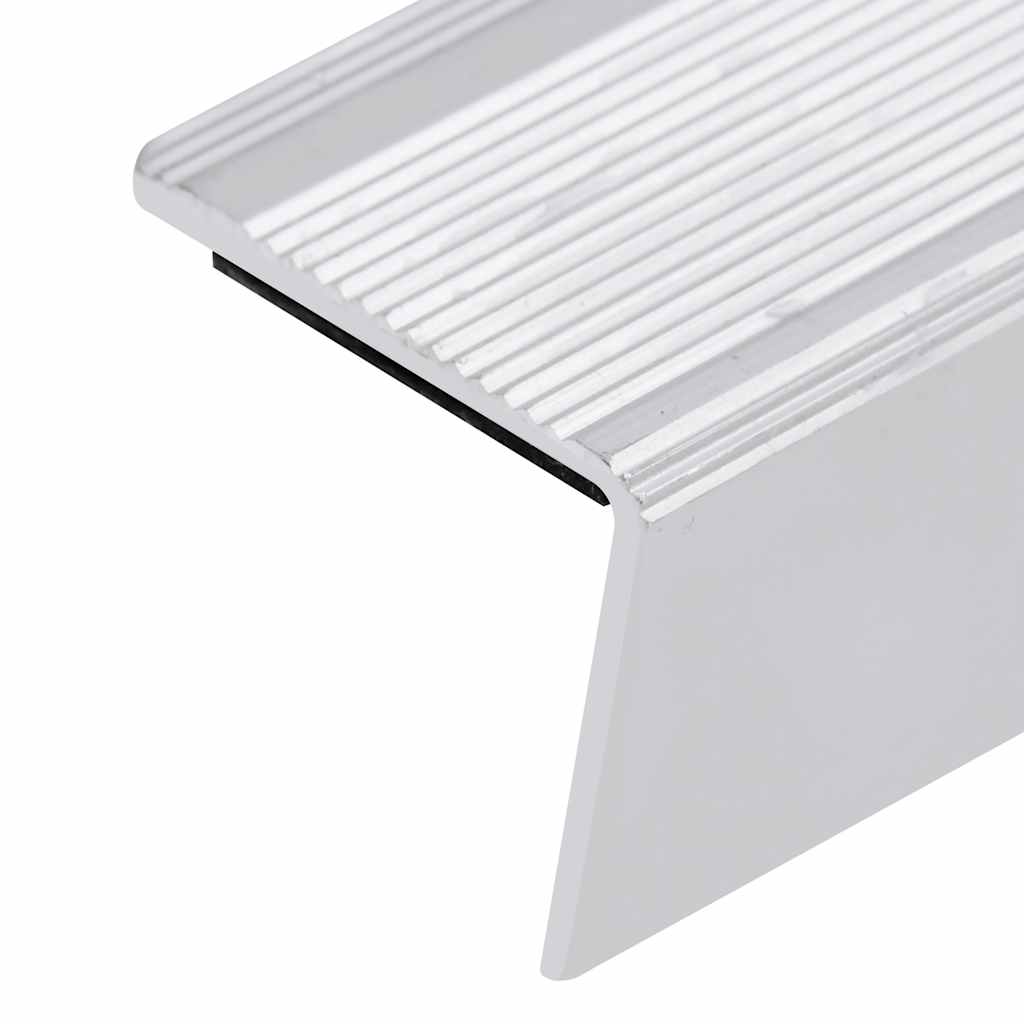 Profili a L per Gradini 5 pz in Alluminio 100 cm Argento