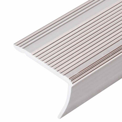 Profili a L per Gradini 5 pz in Alluminio 100 cm Champagne