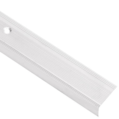 Profili a L per Gradini 30 pz in Alluminio 67 cm Argento