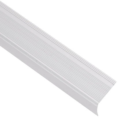 Profili a L per Gradini 15 pz in Alluminio 67 cm Argento