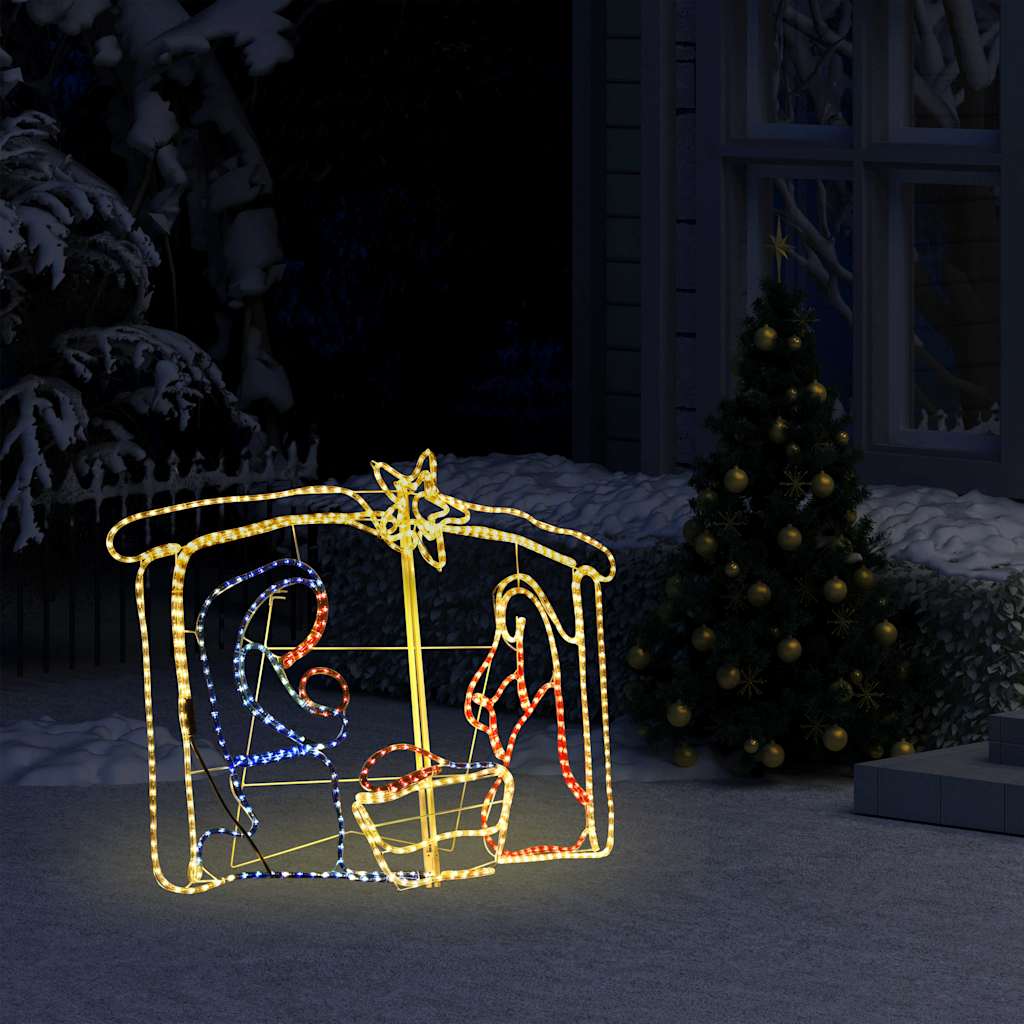 NativitÃ  Decorazione di Natale 240 LED 116x41x87 cm