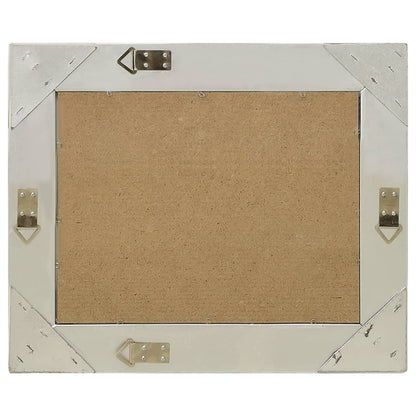Specchio da Parete Stile Barocco 50x40 cm Argento