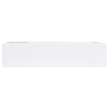Lavabo 400x220x90 mm in SMC Bianco