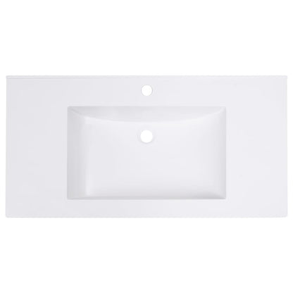 Lavabo da Incasso 600x460x130 mm in SMC Bianco