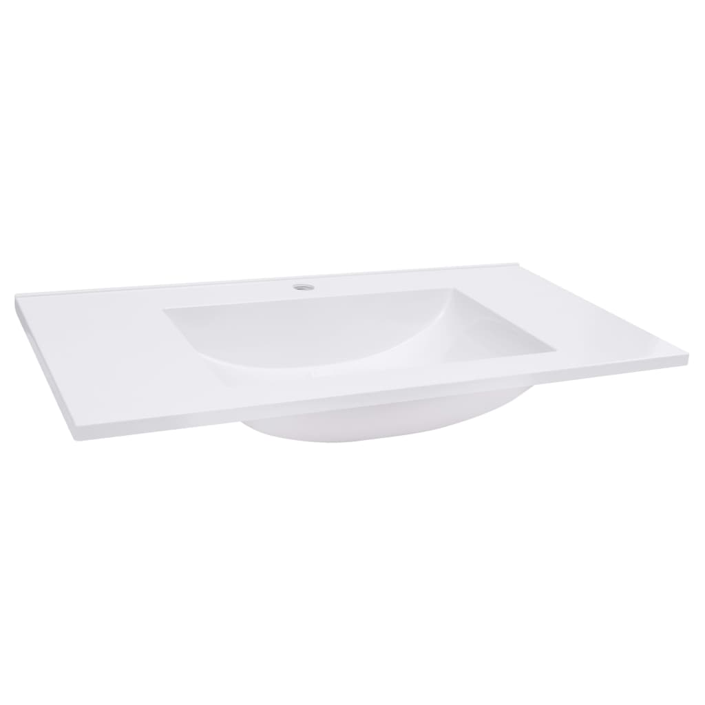Lavabo da Incasso 750x460x130 mm in SMC Bianco