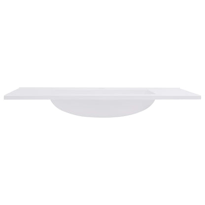 Lavabo da Incasso 750x460x130 mm in SMC Bianco