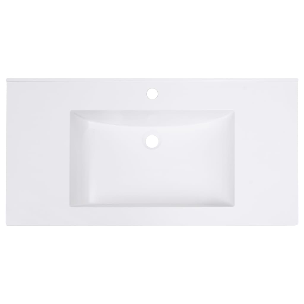 Lavabo da Incasso 750x460x130 mm in SMC Bianco