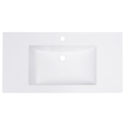 Lavabo da Incasso 800x460x130 mm in SMC Bianco