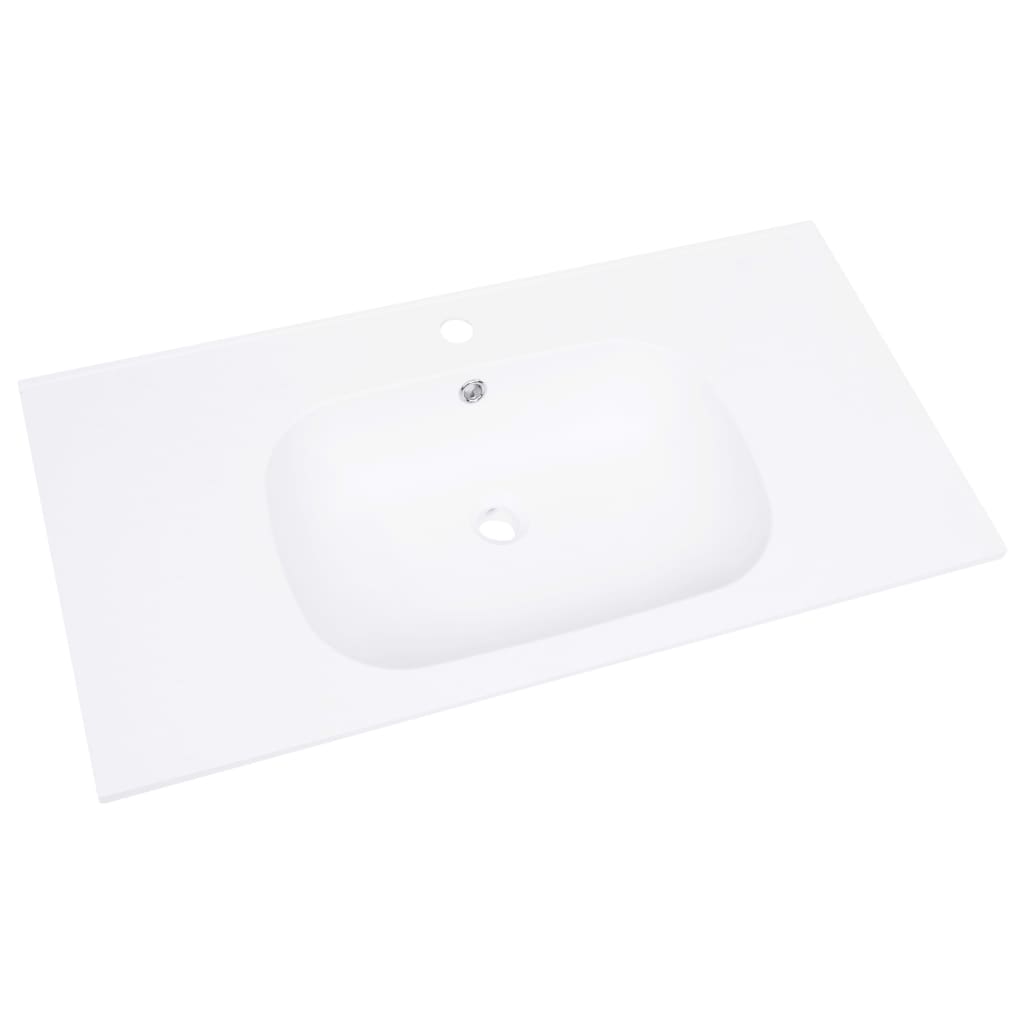 Lavabo da Incasso 805x460x105 mm in SMC Bianco