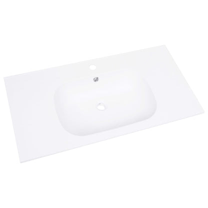 Lavabo da Incasso 805x460x105 mm in SMC Bianco