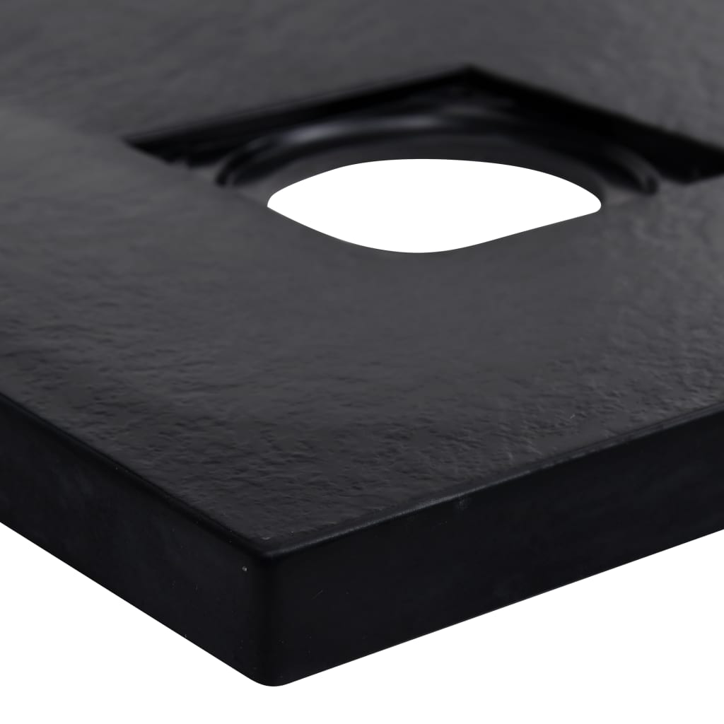 Piatto Doccia in SMC Nero 90x90 cm