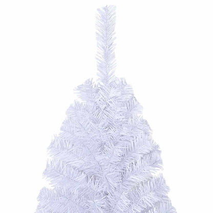 Albero di Natale Artificiale con Rami Spessi Bianco 150 cm PVC
