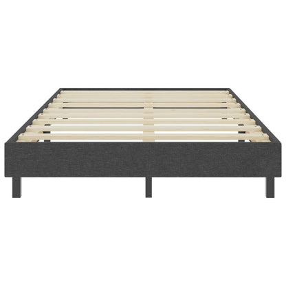 Letto a Molle Grigio Scuro in Tessuto 120x200 cm