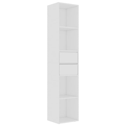 Libreria Bianca 36x30x171 cm in Legno Multistrato