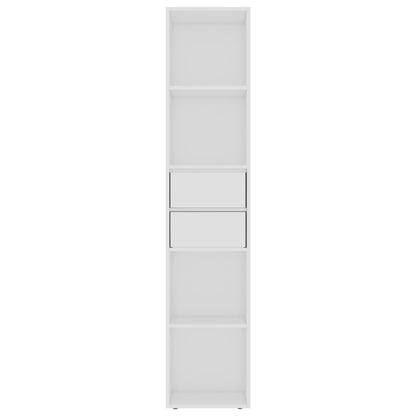 Libreria Bianca 36x30x171 cm in Legno Multistrato