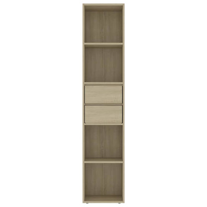 Libreria Rovere Sonoma 36x30x171 cm in Legno Multistrato