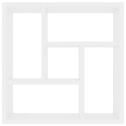 Scaffale a Parete Bianco 45,1x16x45,1 cm in Legno Multistrato