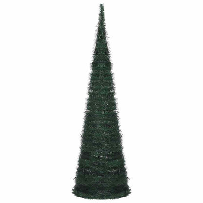 Albero di Natale Artificiale Apribile Preilluminato Verde 150cm