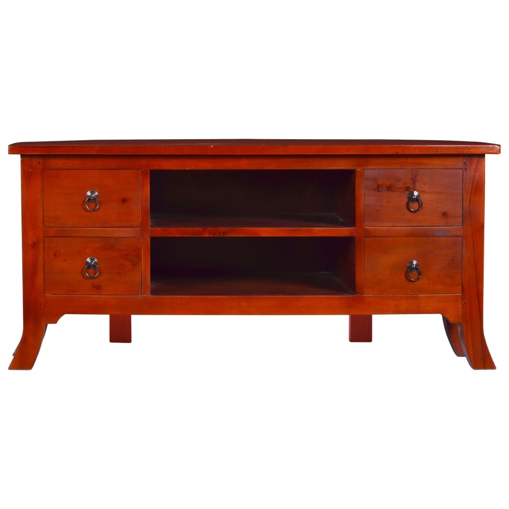 Mobile Porta TV Classico Marrone 100x40x45 cm Legno di Mogano