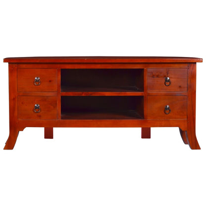 Mobile Porta TV Classico Marrone 100x40x45 cm Legno di Mogano