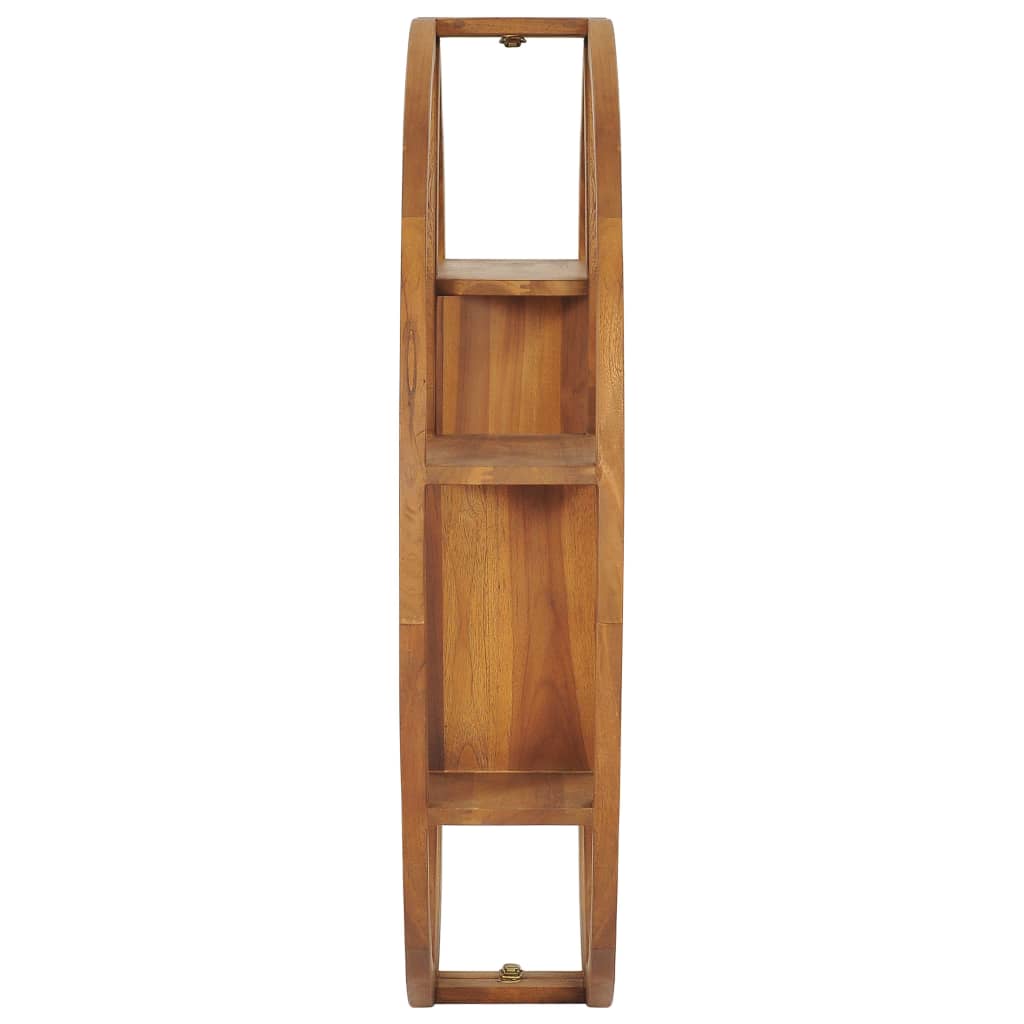 Mensola Yin Yang 100x20x100 cm in Legno Massello di Teak