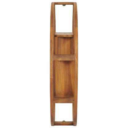 Mensola Yin Yang 100x20x100 cm in Legno Massello di Teak