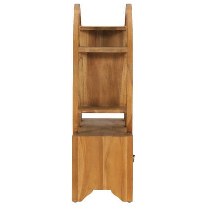 Armadietto con Mensola Yin Yang 68x26x83 cm in Legno di Teak