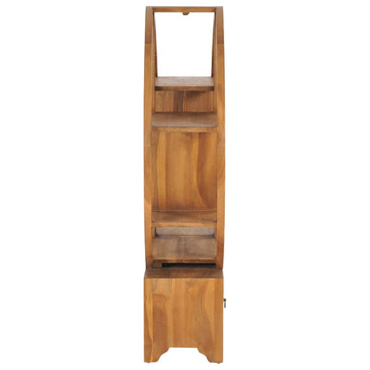Armadietto con Mensola Yin Yang 100x26x112 cm in Legno di Teak