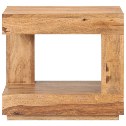 Tavolo da Salotto 45x45x40 cm in Legno Massello di Acacia