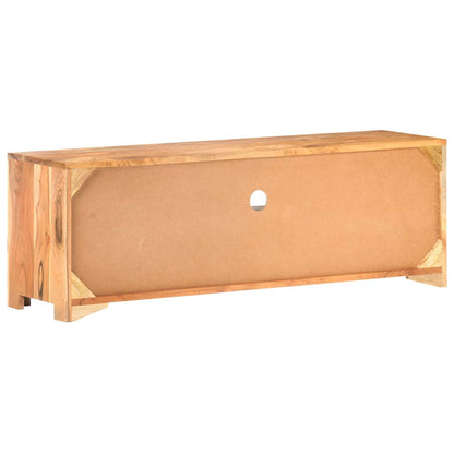 Mobile Porta TV 119x30x41 cm in Legno Massello di Acacia