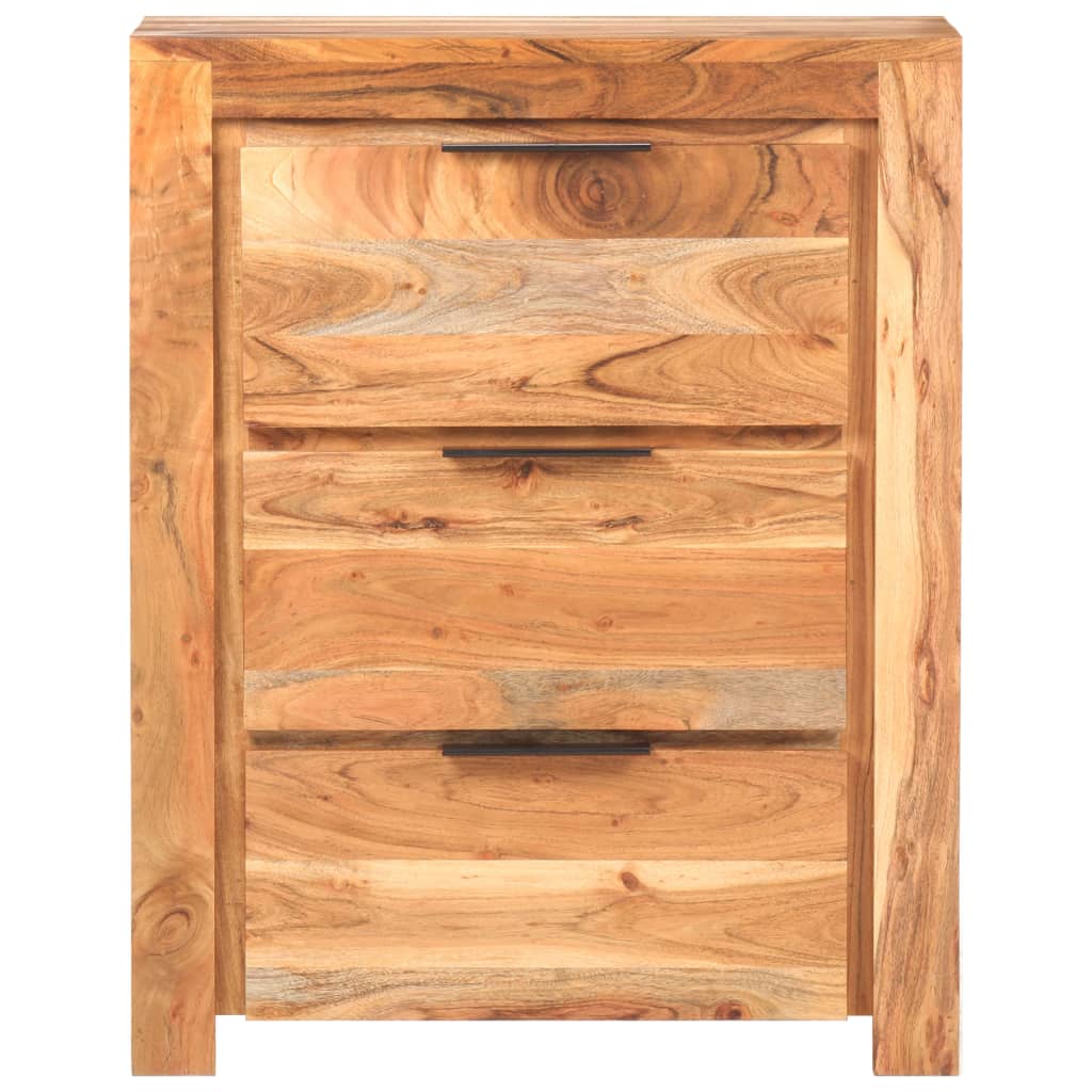 Credenza 59x33x75 cm in Legno Massello di Acacia