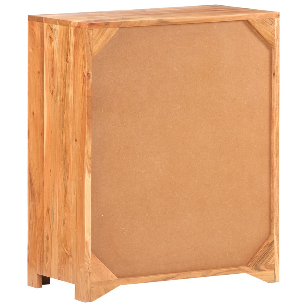 Credenza 59x33x75 cm in Legno Massello di Acacia