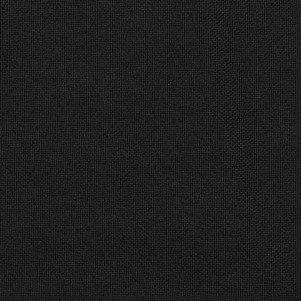 Tenda Oscurante Effetto Lino con Occhielli 290x245 cm Nera