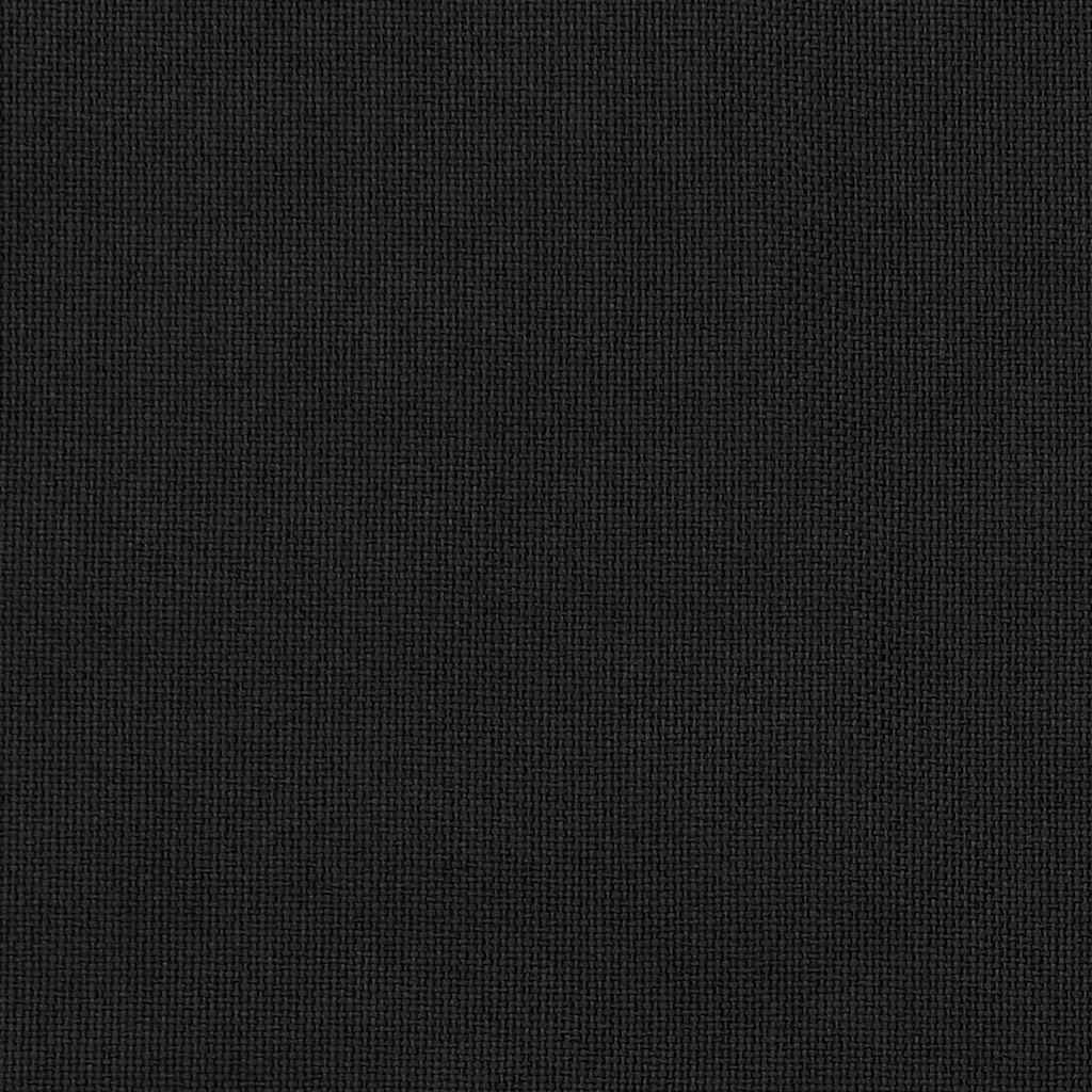 Tende Oscuranti con Ganci Effetto Lino 2 pz Nere 140x225 cm