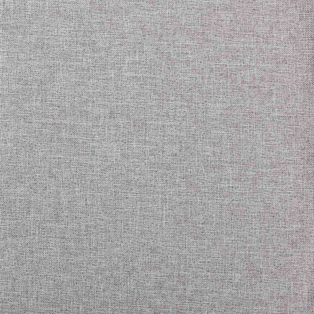 Tende Oscuranti Effetto Lino con Occhielli 2pz 140x245cm Grigio