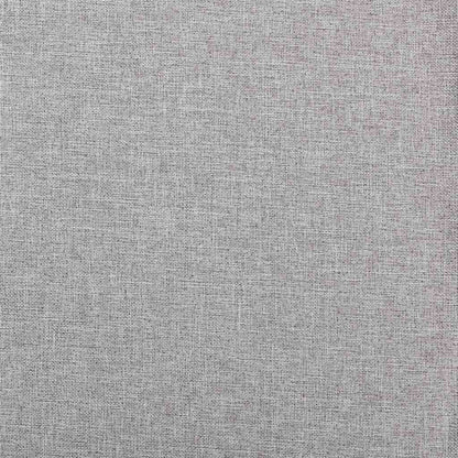 Tende Oscuranti con Ganci Effetto Lino 2 pz Grigie 140x225 cm