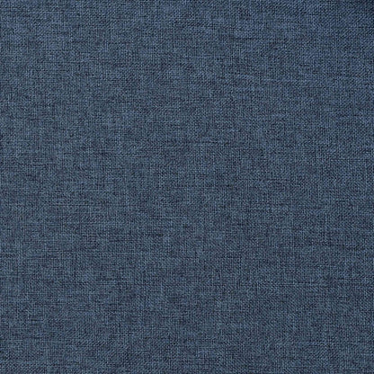 Tende Oscuranti Effetto Lino con Occhielli 2 pz Blu 140x175 cm