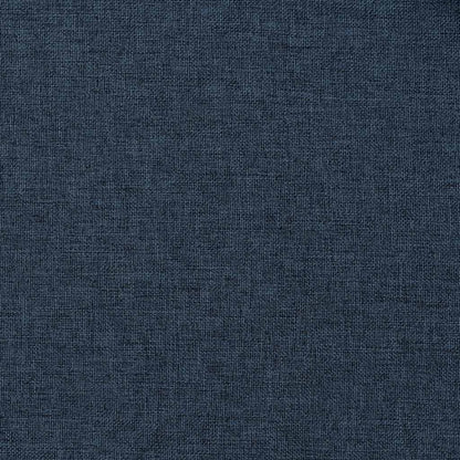 Tende Oscuranti con Ganci Effetto Lino 2 pz Blu 140x225 cm
