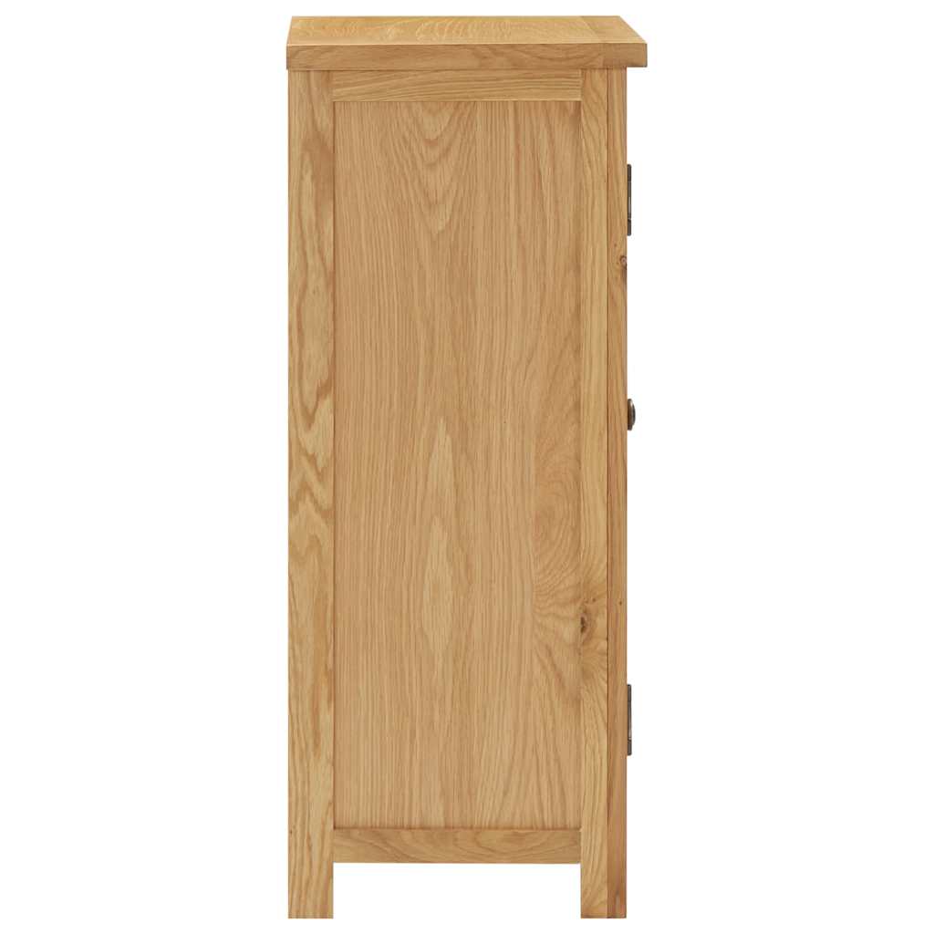 Credenza 45x32x85 cm in Legno Massello di Rovere