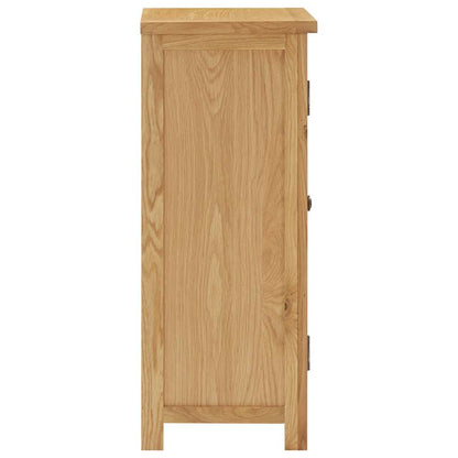 Credenza 45x32x85 cm in Legno Massello di Rovere