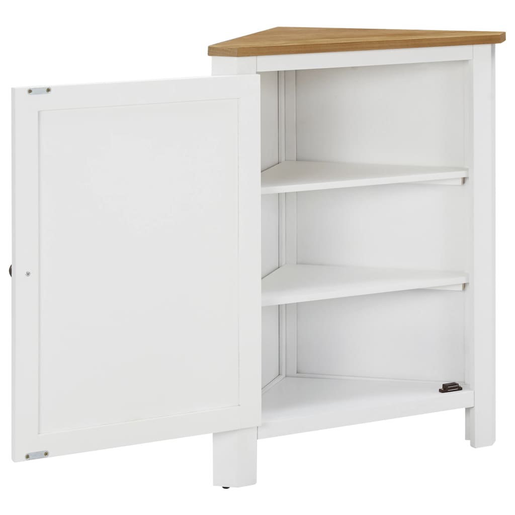 Armadietto ad Angolo 59x45x80 cm in Massello di Rovere
