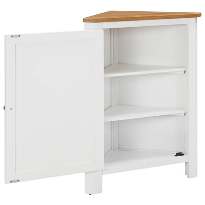 Armadietto ad Angolo 59x45x80 cm in Massello di Rovere