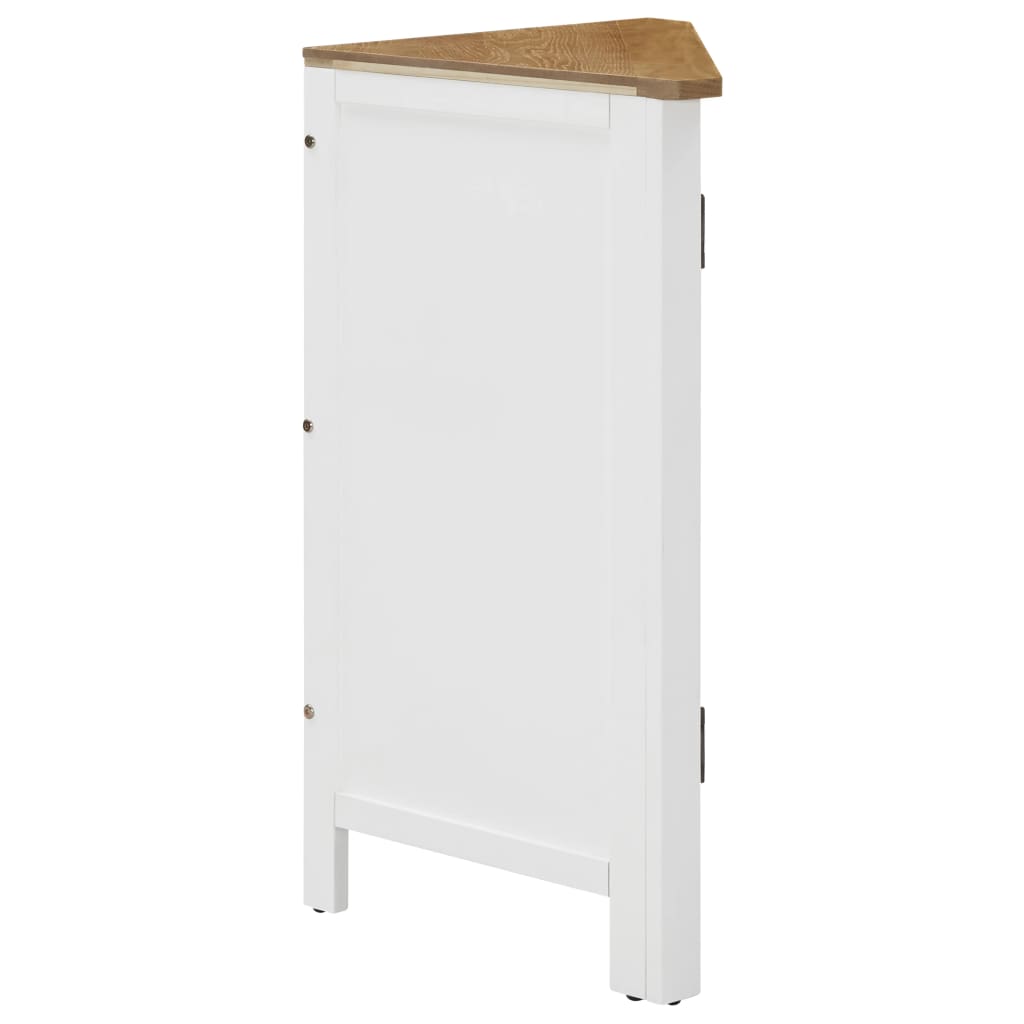 Armadietto ad Angolo 59x45x80 cm in Massello di Rovere