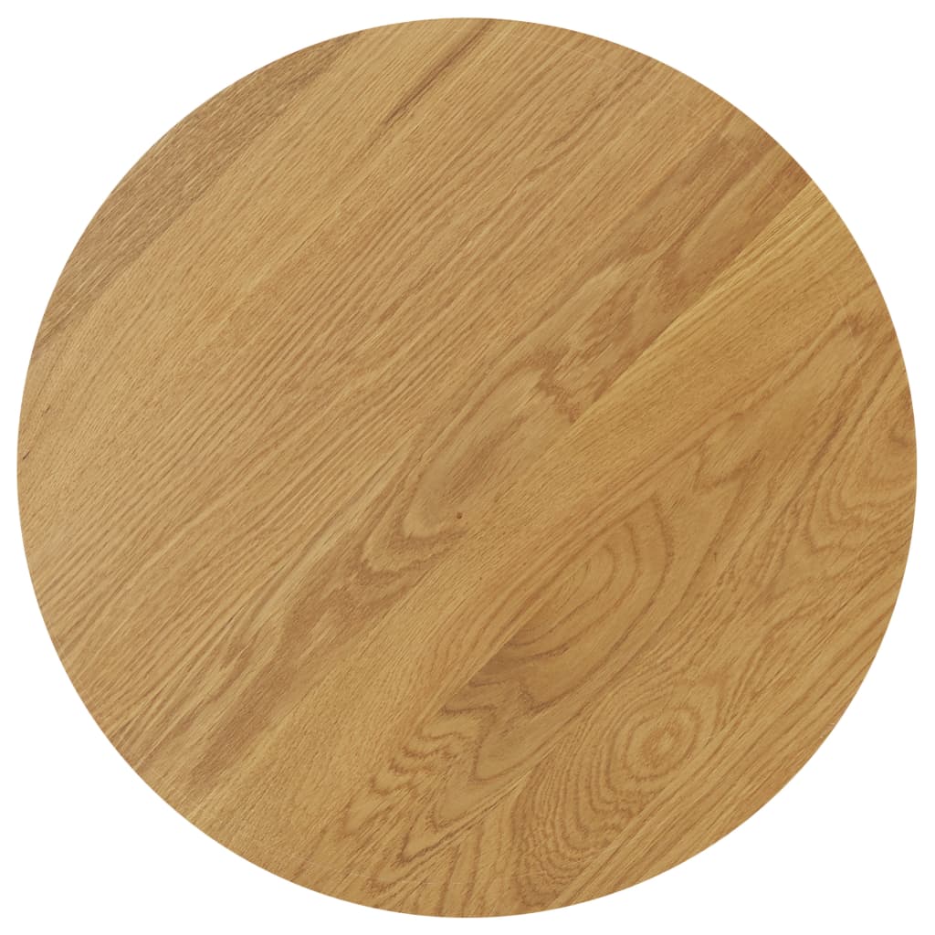 Tavolino per Lampada 40x50 cm in Legno Massello di Rovere