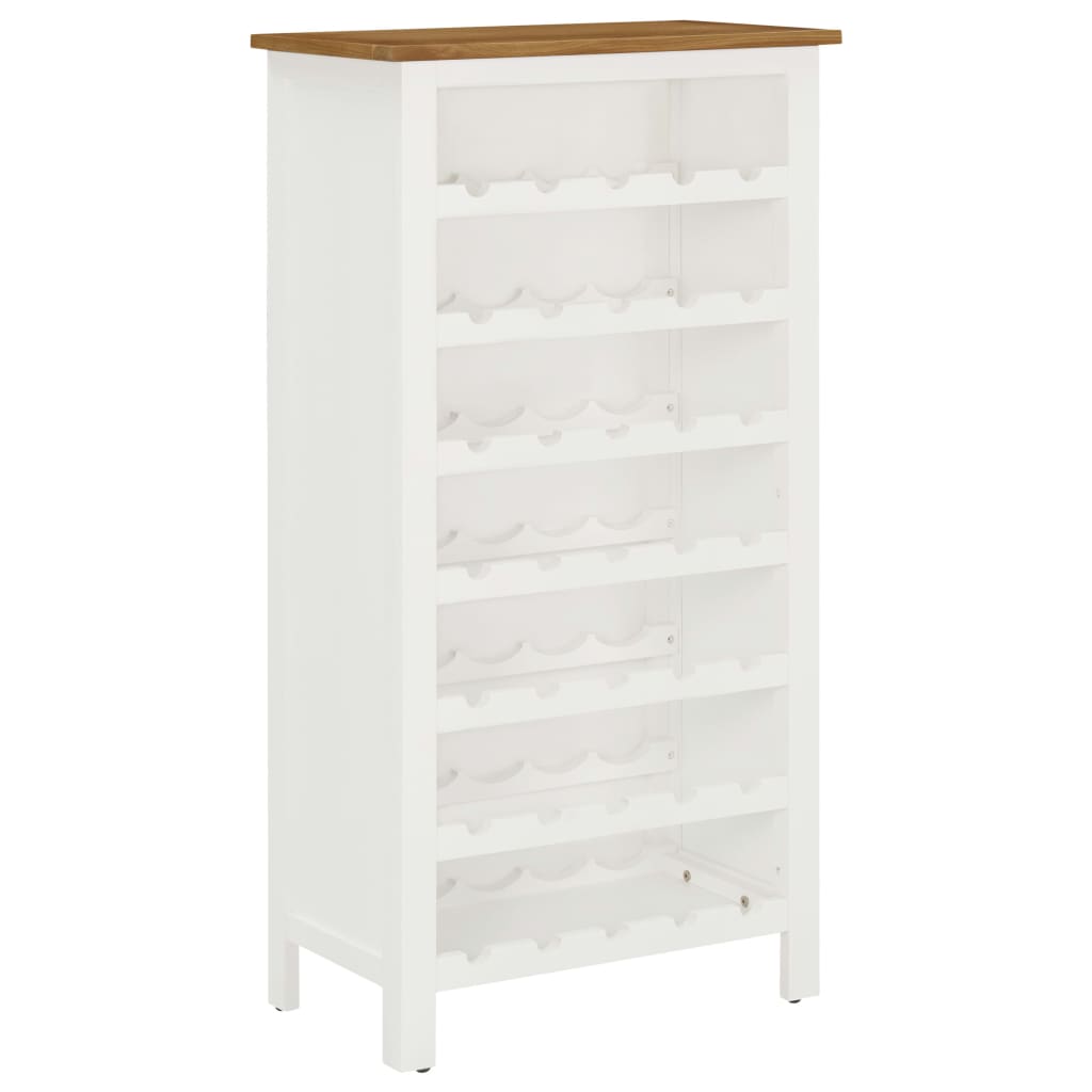 Cantinetta per Vini 56x32x110 cm Legno Massello di Rovere