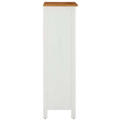 Cantinetta per Vini 56x32x110 cm Legno Massello di Rovere