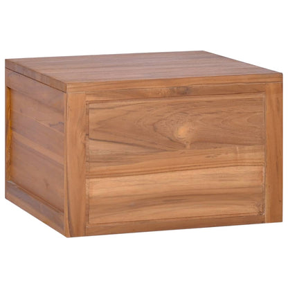 Armadietto da Bagno a Parete 45x45x30 cm Legno Massello di Teak