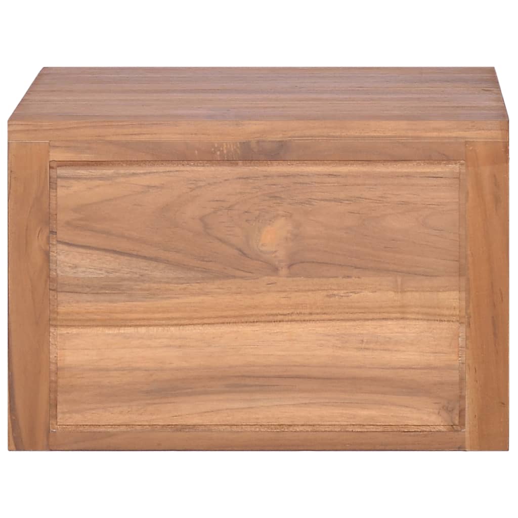 Armadietto da Bagno a Parete 45x45x30 cm Legno Massello di Teak