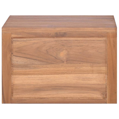 Armadietto da Bagno a Parete 45x45x30 cm Legno Massello di Teak
