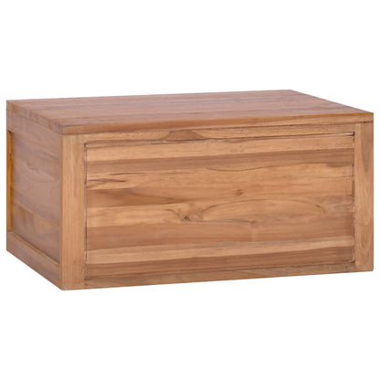 Armadietto da Bagno a Parete 60x45x30 cm Legno Massello di Teak
